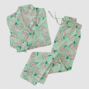 NWOT Oak Lane pickleball pajama set 100% cotton.‎ Size XS/S